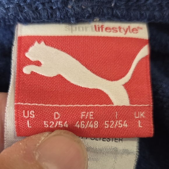 Puma Woman's Navy Joggers Size L - Picture 6 of 6